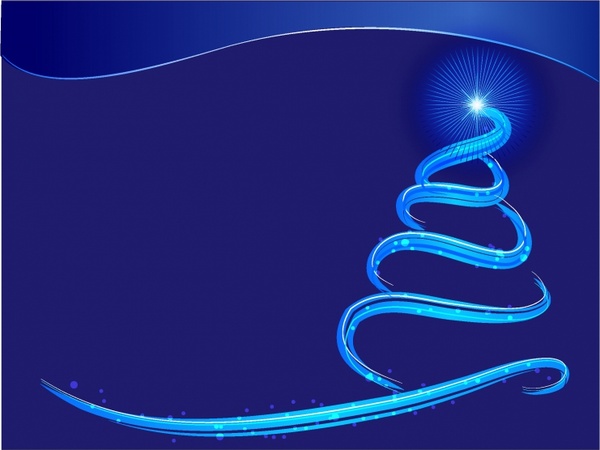 blue xmas background