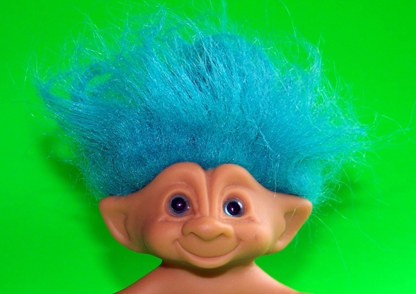 bluehaired troll 