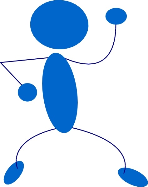Blueman clip art Free vector in Open office drawing svg ( .svg ) vector