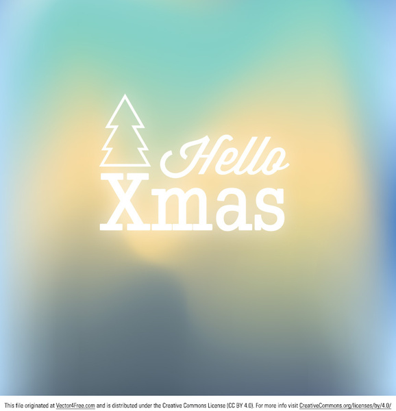 blurred christmas vector background 