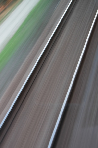 blurred motion railway