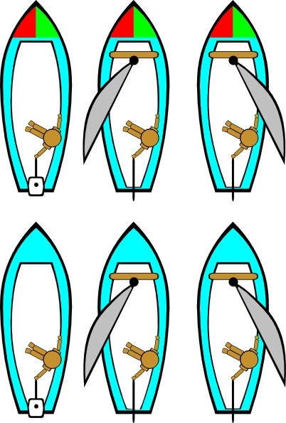 Boating Rules Illustration clip art