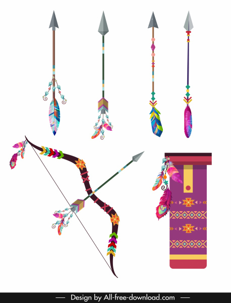 boho icons colorful classic feather decor