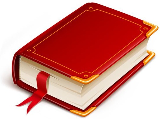 book icon colored 3d design 