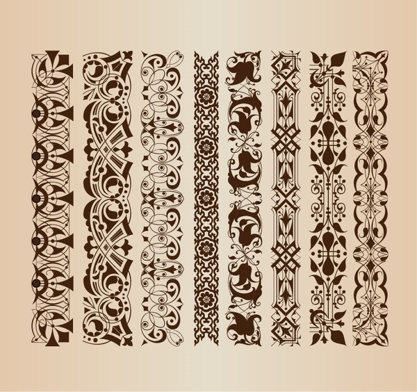 border decoration elements patterns