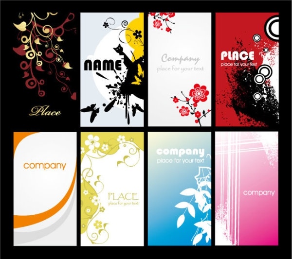 both the simple and the trend card background vector background
