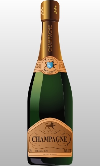 Bottle Of Champagne clip art