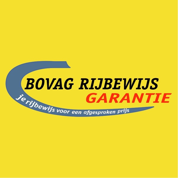 bovag rijbewijs garantie 