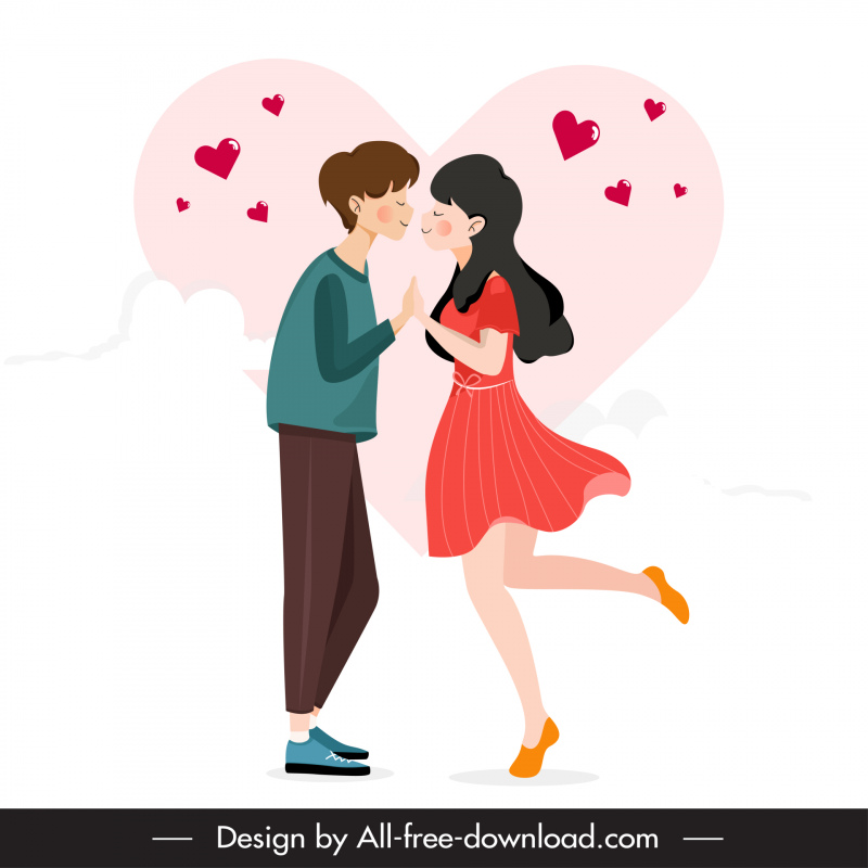 Cartoon boy and girl love vectors free download 29,049 editable .ai .eps  .svg .cdr files