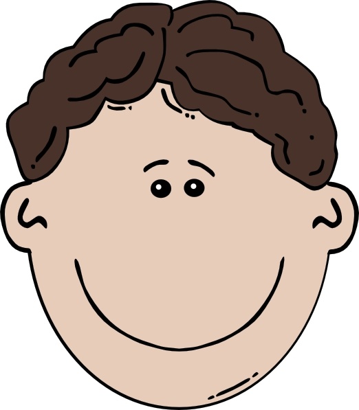 Boy Face Cartoon clip art 