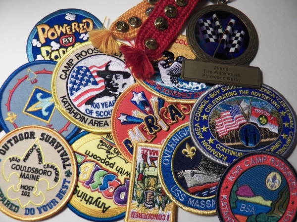 boy scout badges