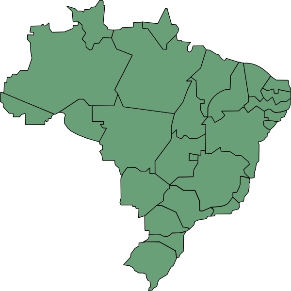 Brazil States clip art