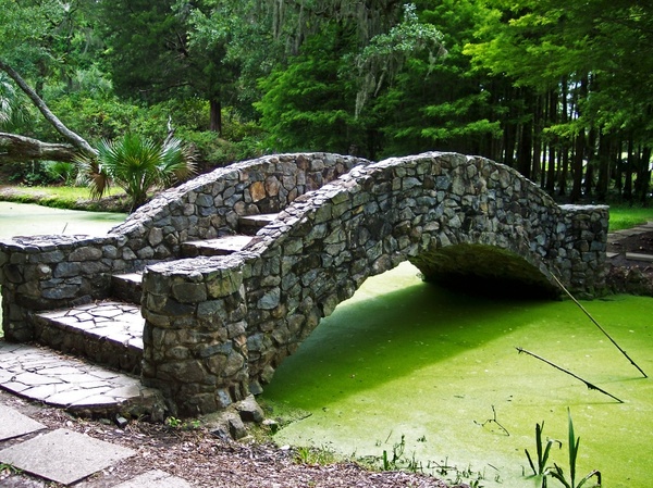 bridge footbridge garden 