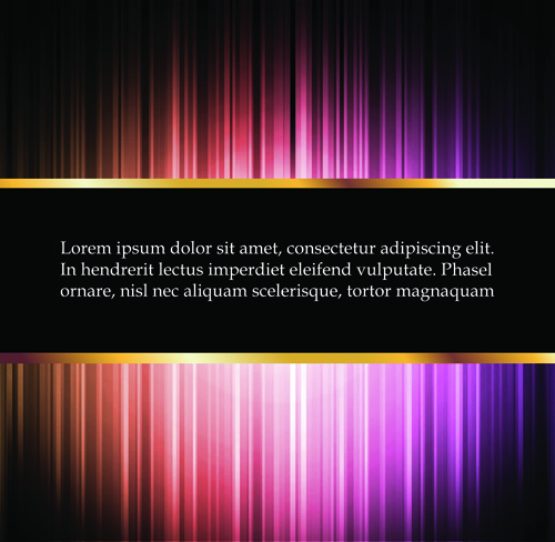 bright glowing lines vector background 