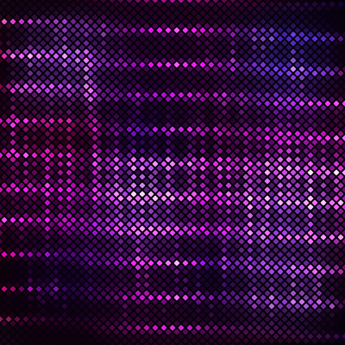 bright neon light art background vector set
