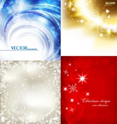 bright stars with snow background vector