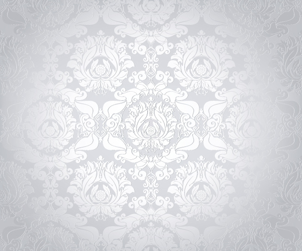Bright white floral vector backgrounds set Vectors graphic art designs in editable .ai .eps .svg