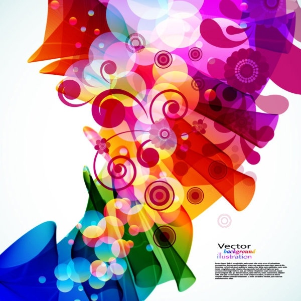 brilliant colorful loop pattern 02 vector
