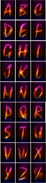 brilliant effects letters - vector