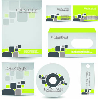 brochures and flyers abstract cover vector