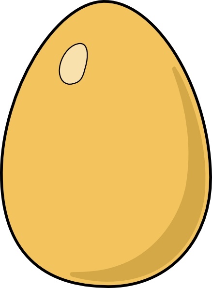 Brown Egg clip art