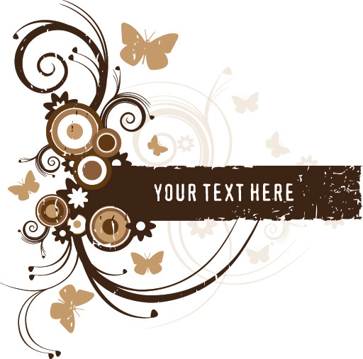 brown frame vector graphic 