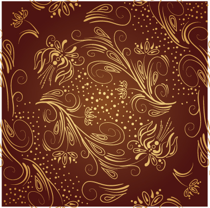 brown ornaments vector backgrounds art