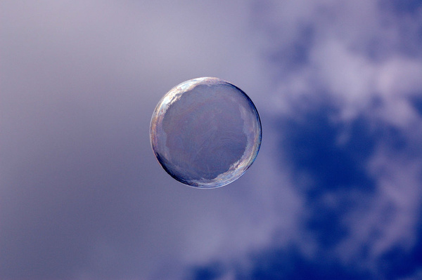 bubble in sky 
