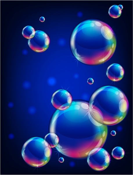 Bubbles background 