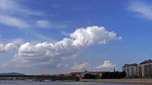 budapest clouds panorama