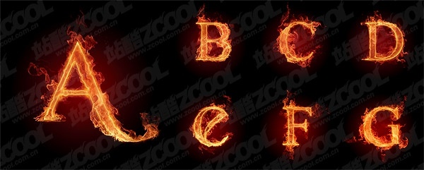 burning the letters of the alphabet picture ag