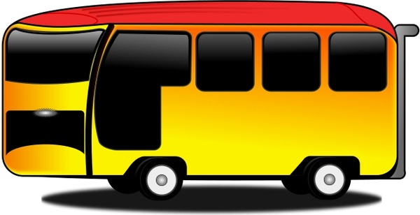 Bus-cartoon Free vector in Open office drawing svg ( .svg ) vector