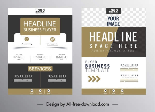 business brochure cover templates elegant contemporary design