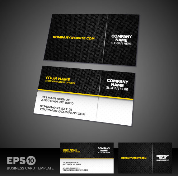 business card template docs