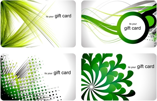 business card trend vector