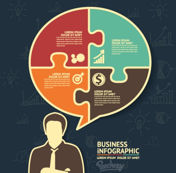 business concept infographic
