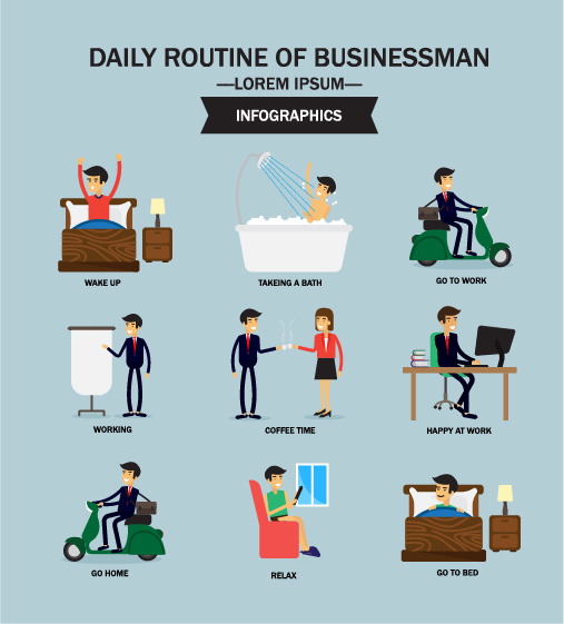 business infographic creative design04 