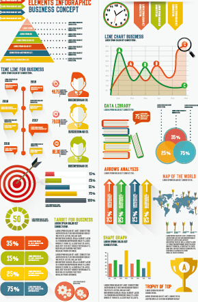 business infographic creative design06 