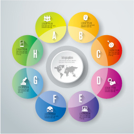 business infographic creative design06 