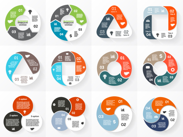 business infographic creative design06 