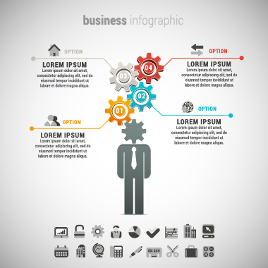 business infographic creative design06 