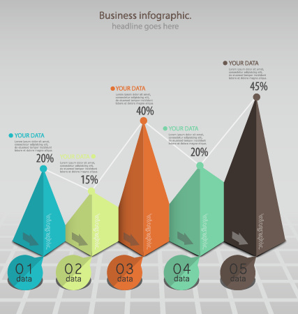 business infographic creative design07 