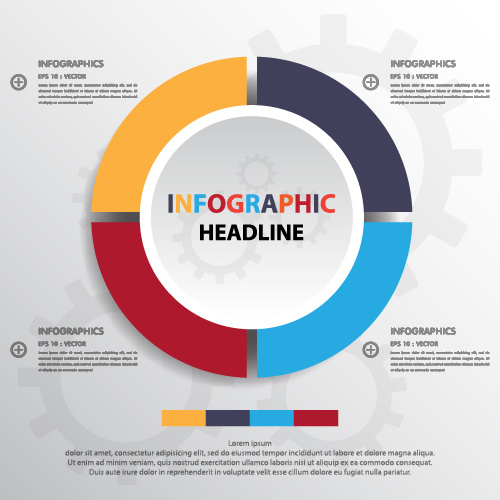 business infographic creative design07 