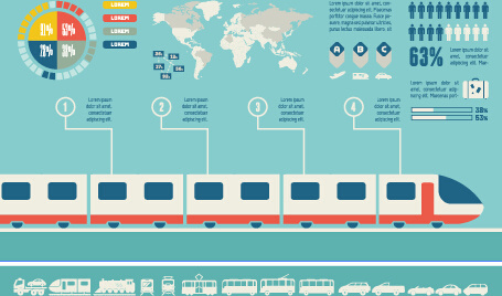 business infographic creative design08 