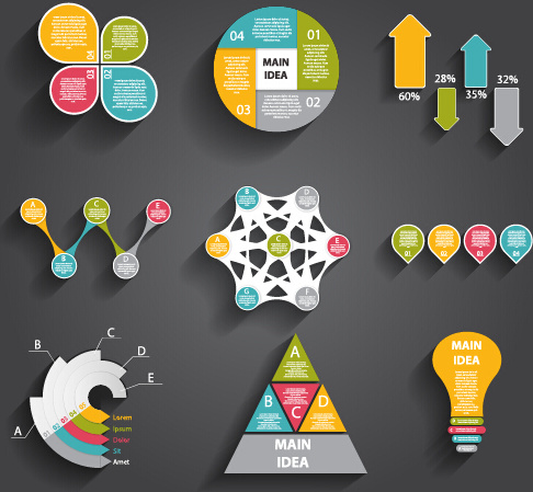 business infographic creative design09 