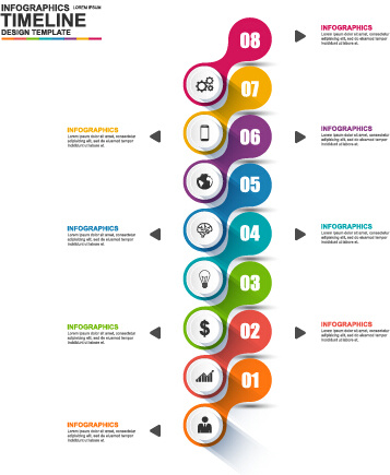 Business infographic creative design25 Vectors graphic art designs in