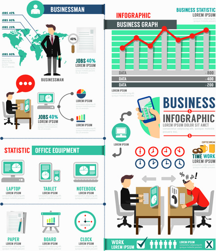 Business infographic creative design51 Free vector in Encapsulated ...