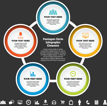 business infographic creative design70 