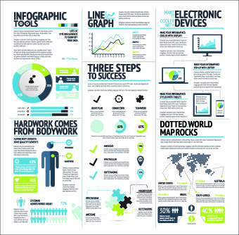 Business infographic creative design8 Vectors graphic art designs in ...