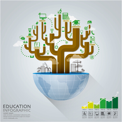 business infographic creative design90 